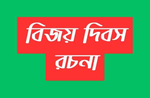 বিজয় দিবস রচনা মহান বিজয় দিবস রচনা