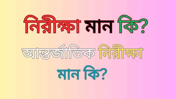 নিরীক্ষা মান কি আন্তর্জাতিক নিরীক্ষা মান কি